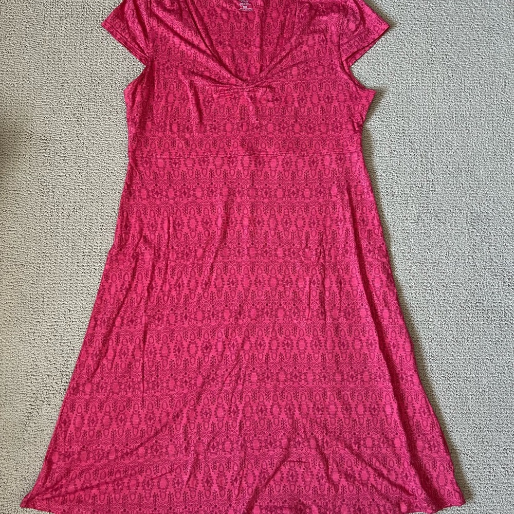 Toad & Co Pink Short Sleeve Dress